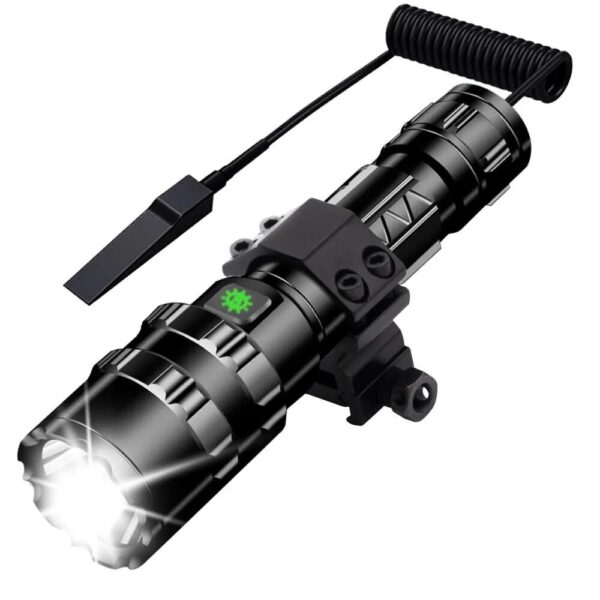 Hiking Light for Professional Hunting Night Reconnaissance - L2 Lamp Beads, Waterproof, Rechargeable Torch