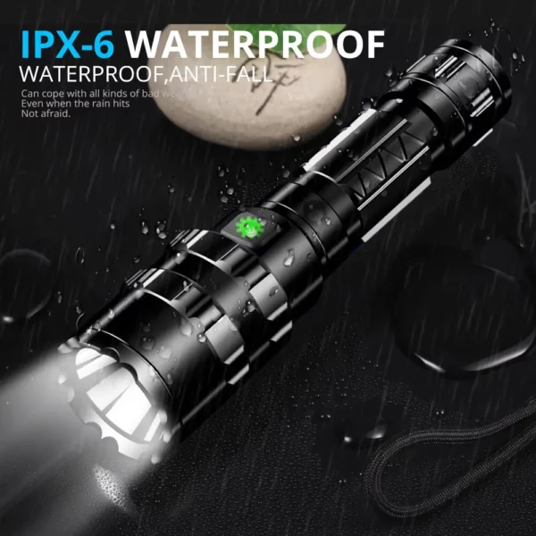 Hiking Light for Professional Hunting Night Reconnaissance - L2 Lamp Beads, Waterproof, Rechargeable Torch - Image 2
