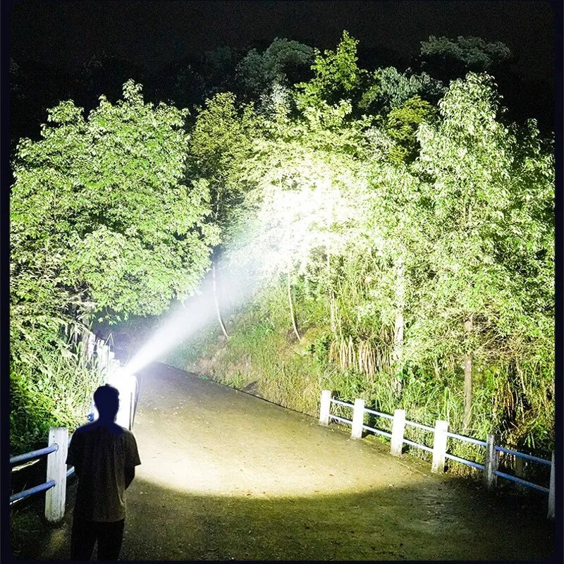 Super Bright Rechargeable LED Headlamp for Hiking and Camping Waterproof Torch Fishing Head Light Hiking Light