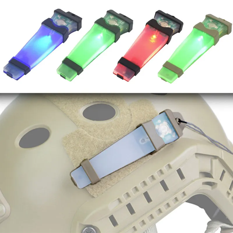 Helmet Flashlight Safety Signal Light for Tactical Use in Hunting, Hiking, and Cycling - Waterproof Outdoor Gear