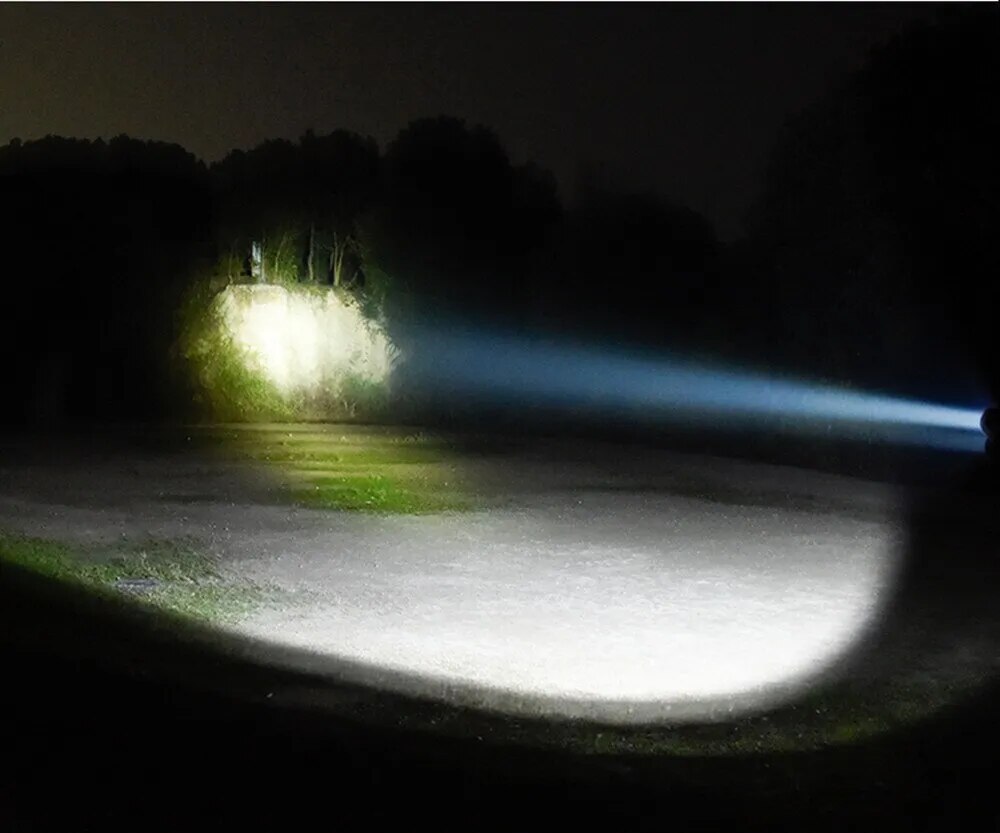 Hiking Light for Professional Hunting Night Reconnaissance - L2 Lamp Beads, Waterproof, Rechargeable Torch