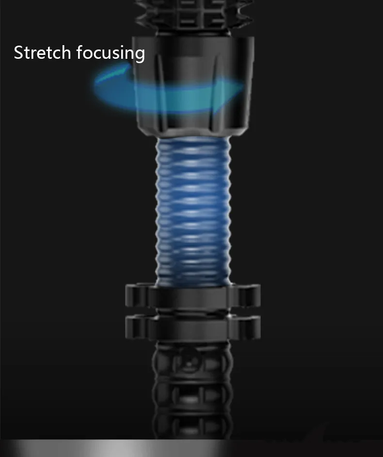 Waterproof Self-Defense Baseball Bat Focusable Emergency Anti-Riot Equipment Light Bat Flashlight