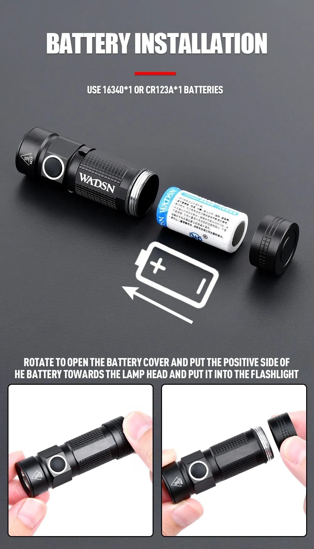 Helmet Flashlight Mini Strobe Scout LED Light with Hat Clamp Holder Mount Picatinny Rail Military Helmet Lamp