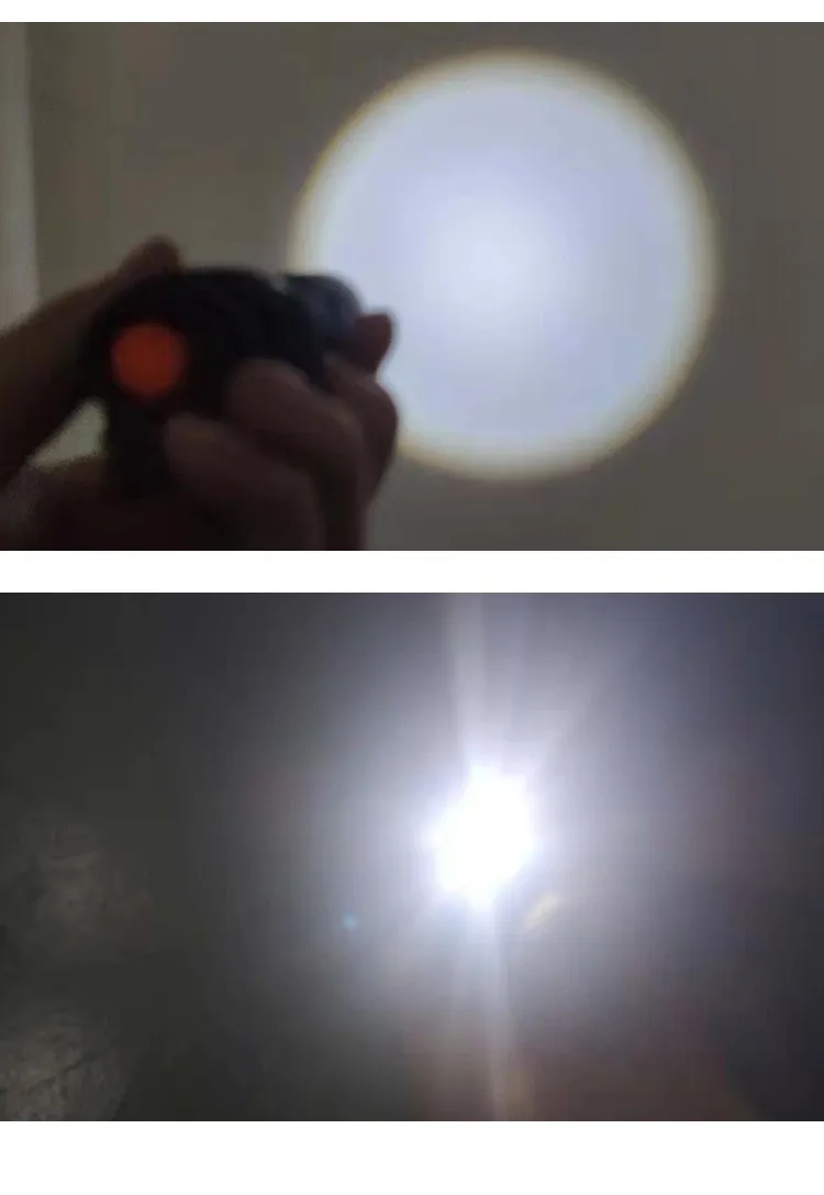 Helmet Flashlight for Tactical Military Fast Helmet - Airsoft Strobe and Constant Moment Lamp With White Scout Light