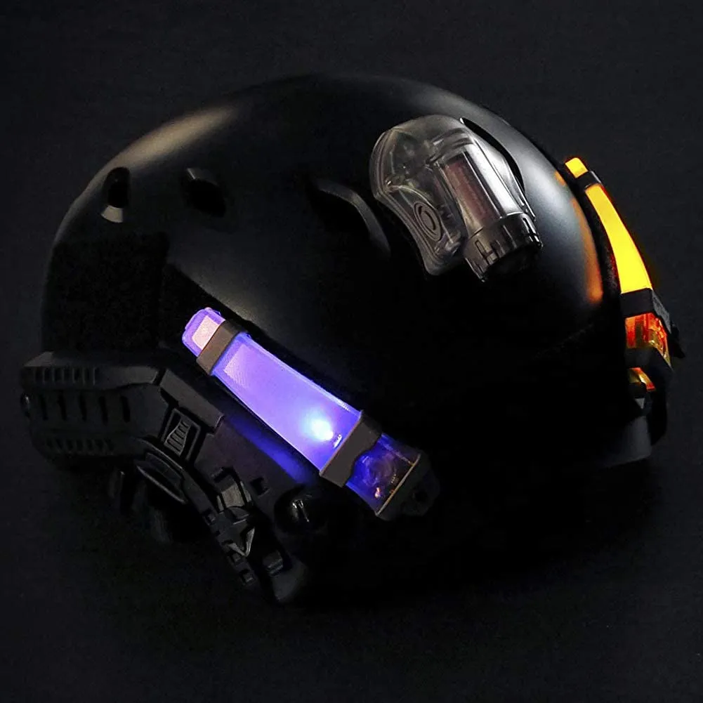 Helmet Flashlight Safety Signal Light for Tactical Use in Hunting, Hiking, and Cycling - Waterproof Outdoor Gear