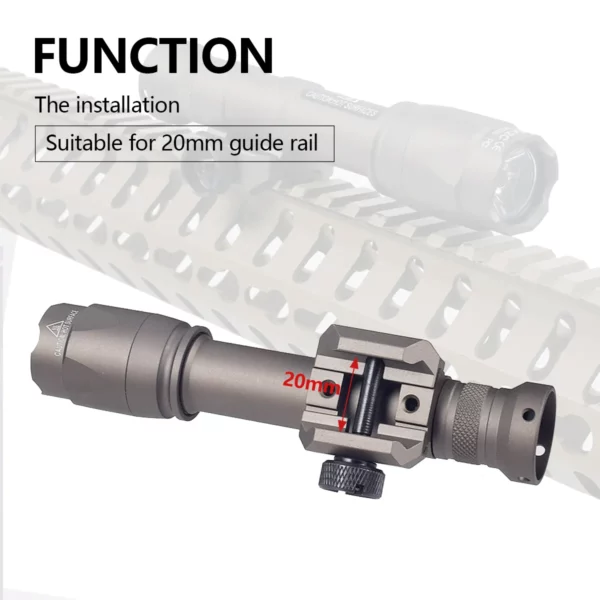 Hunting Flashlight Surefire M600C M600 M300 Tactical Scout Light Rifle Weapon Flashlight with Momentary Pressure Switch - Image 7