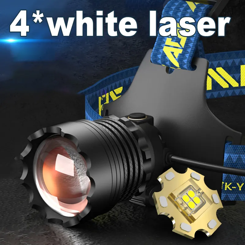 Super Bright Rechargeable LED Headlamp for Hiking and Camping Waterproof Torch Fishing Head Light Hiking Light