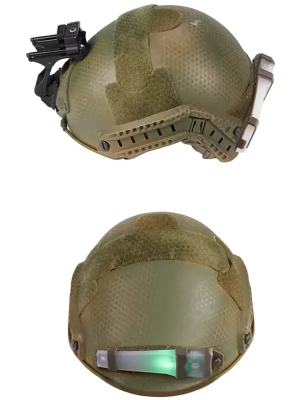 Helmet Flashlight Safety Signal Light for Tactical Use in Hunting, Hiking, and Cycling - Waterproof Outdoor Gear - Image 7