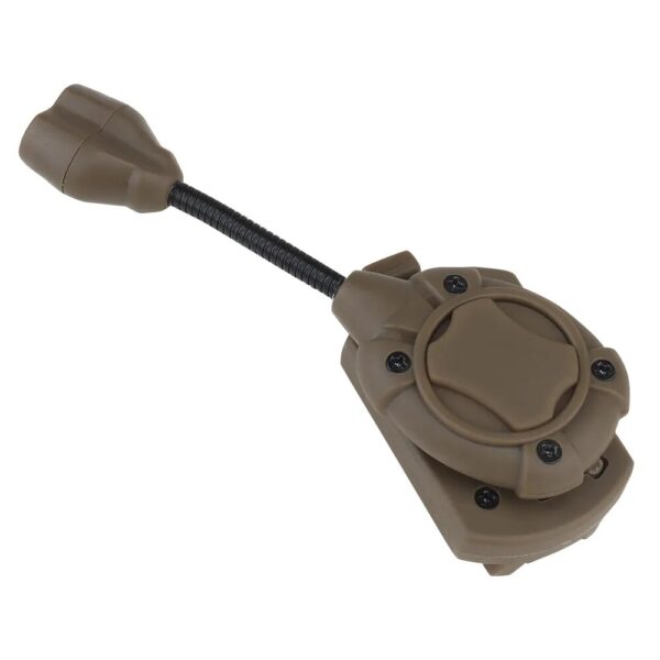 Helmet Flashlight MPLS Tactical Light Switch with 3 Modes and IR Laser for Hunting and Military Use - Image 2