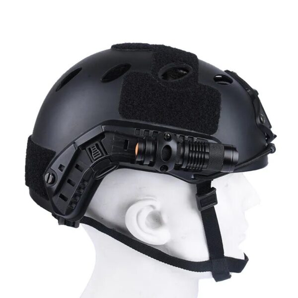 Helmet Flashlight for Tactical Military Fast Helmet - Airsoft Strobe and Constant Moment Lamp With White Scout Light - Image 5