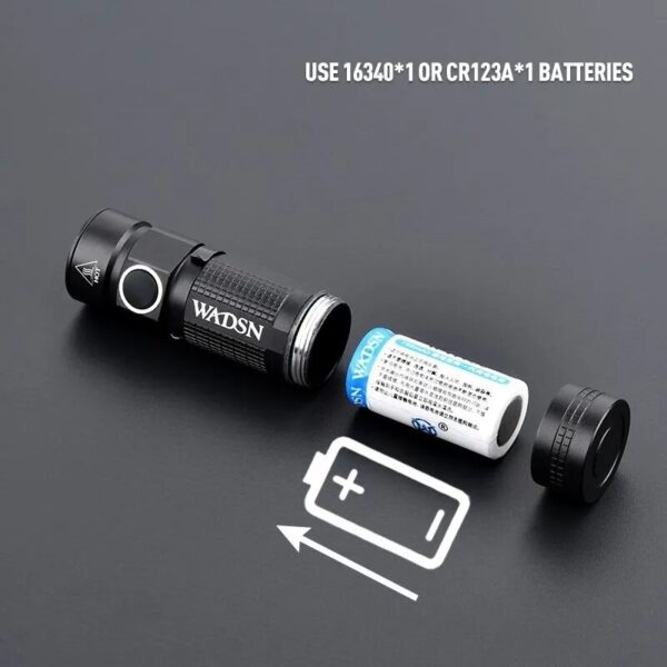Helmet Flashlight Mini Strobe Scout LED Light with Hat Clamp Holder Mount Picatinny Rail Military Helmet Lamp - Image 5